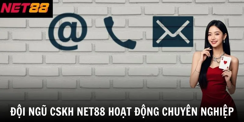Đội ngũ CSKH net88 hoạt động chuyên nghiệp